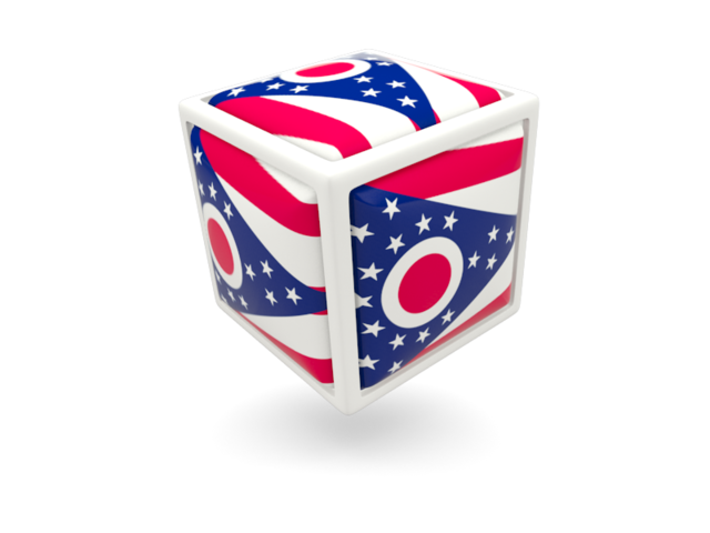 Cube icon. Download flag icon of Ohio
