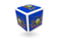 Flag of state of Pennsylvania. Cube icon. Download icon