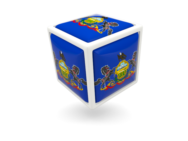 Cube icon. Download flag icon of Pennsylvania