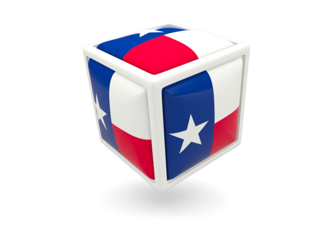 Иконка-кубик. Загрузить иконку флага штата Техас