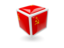 Soviet Union. Cube icon. Download icon.