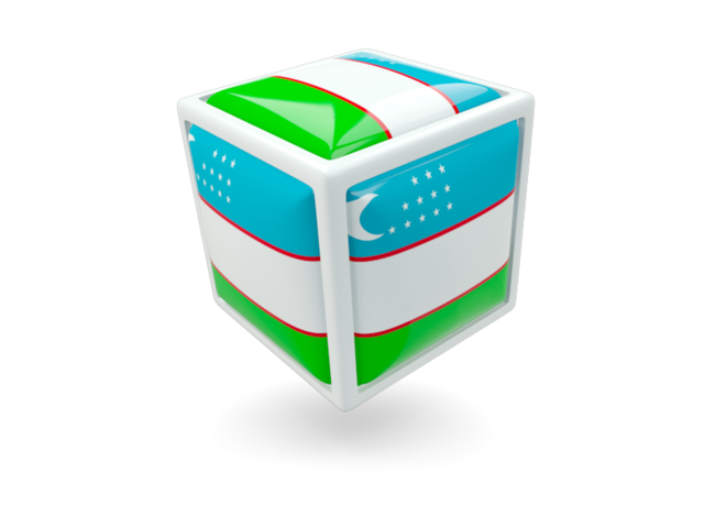 Cube icon. Download flag icon of Uzbekistan at PNG format