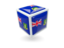 Virgin Islands. Cube icon. Download icon.