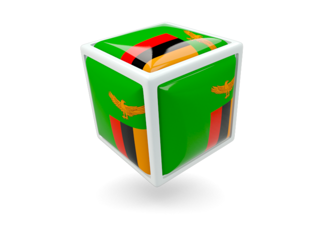 Cube icon. Download flag icon of Zambia at PNG format