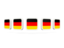 Germany. Five square icons. Download icon.