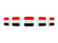 Сирия. Пять квадратных иконок. Скачать иллюстрацию.