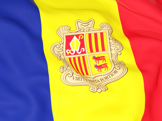Flag background. Download flag icon of Andorra at PNG format