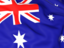 Australia. Flag background. Download icon.