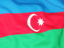 Azerbaijan. Flag background. Download icon.