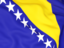 Bosnia and Herzegovina. Flag background. Download icon.