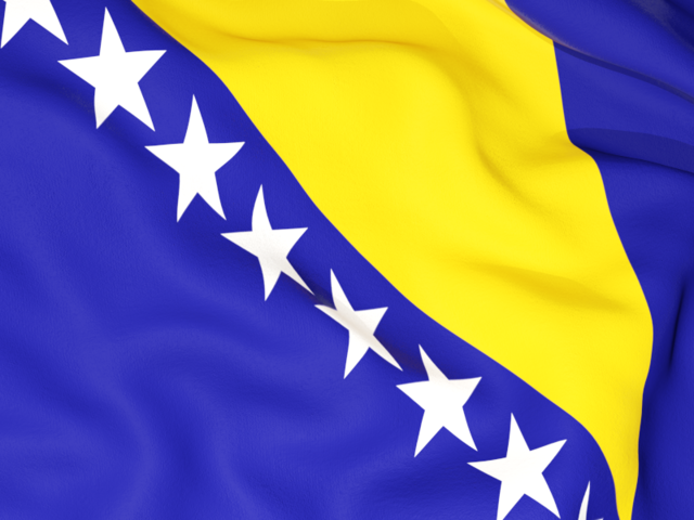 Бэкграунд флага. Скачать флаг. Босния и Герцеговина