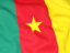 Cameroon. Flag background. Download icon.