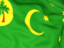 Cocos Islands. Flag background. Download icon.