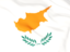 Cyprus. Flag background. Download icon.