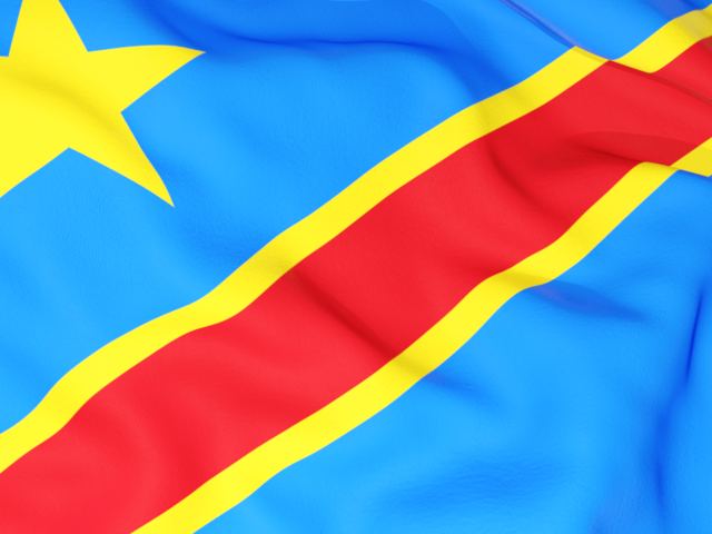 Бэкграунд флага. Скачать флаг. Демократическая Республика Конго