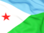 Djibouti. Flag background. Download icon.