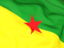 French Guiana. Flag background. Download icon.
