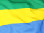 Gabon. Flag background. Download icon.