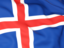 Iceland. Flag background. Download icon.