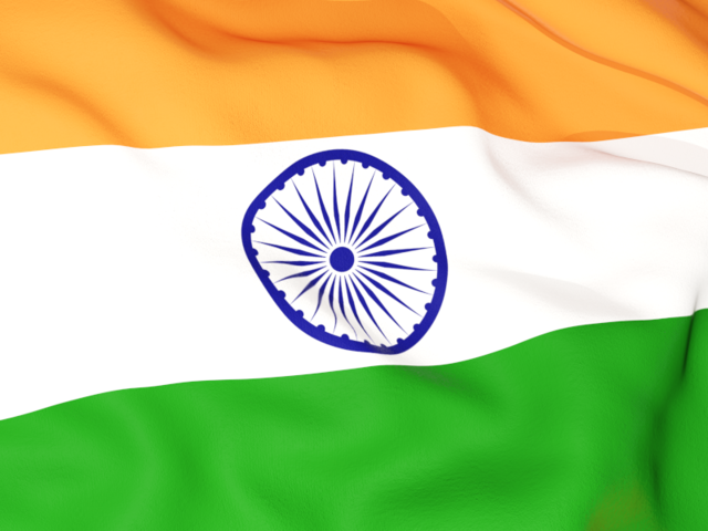Flag background. Illustration of flag of India