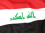 Iraq. Flag background. Download icon.