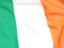 Ireland. Flag background. Download icon.