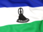 Lesotho. Flag background. Download icon.