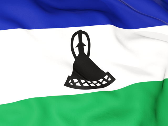 Бэкграунд флага. Скачать флаг. Лесото
