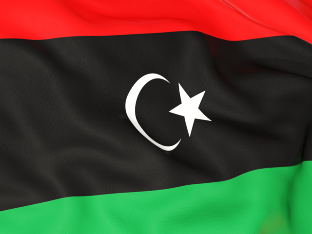 Бэкграунд флага. Скачать флаг. Ливия