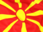 Macedonia. Flag background. Download icon.