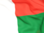 Madagascar. Flag background. Download icon.