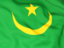 Mauritania. Flag background. Download icon.