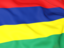 Mauritius. Flag background. Download icon.