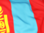 Mongolia. Flag background. Download icon.