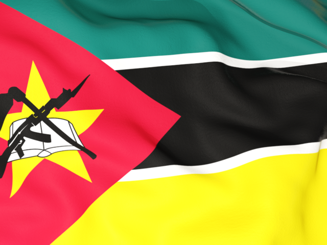 Бэкграунд флага. Скачать флаг. Мозамбик