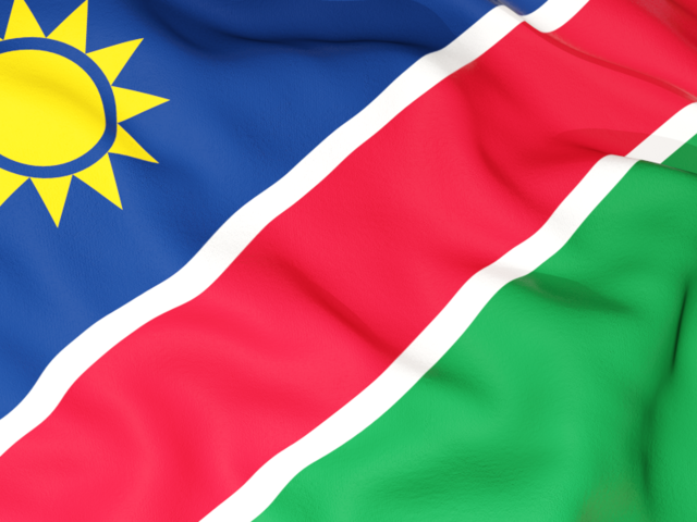 Бэкграунд флага. Скачать флаг. Намибия