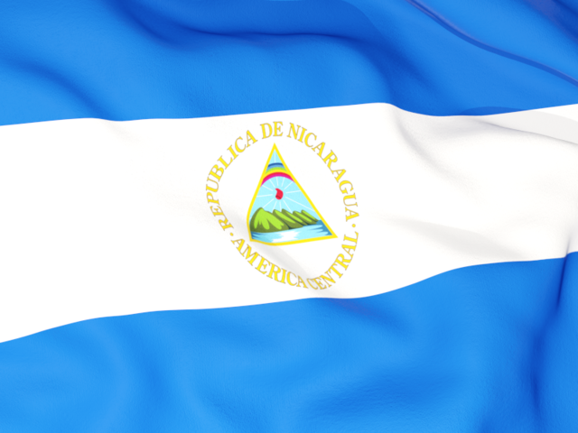Flag background. Illustration of flag of Nicaragua