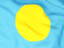 Palau. Flag background. Download icon.