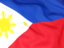 Philippines. Flag background. Download icon.