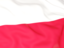 Poland. Flag background. Download icon.