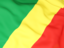 Республика Конго. Бэкграунд флага. Скачать иконку.