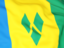 Saint Vincent and the Grenadines. Flag background. Download icon.