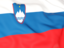 Slovenia. Flag background. Download icon.