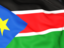 South Sudan. Flag background. Download icon.