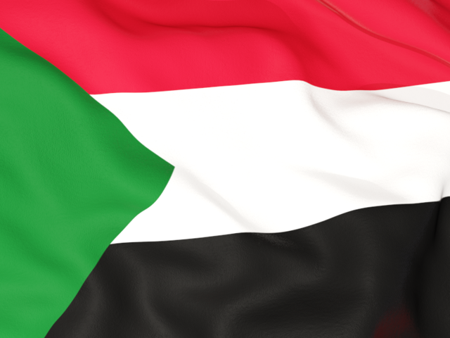 Бэкграунд флага. Скачать флаг. Судан