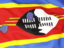 Swaziland. Flag background. Download icon.