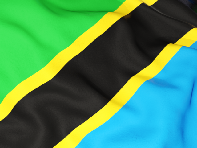 Бэкграунд флага. Скачать флаг. Танзания