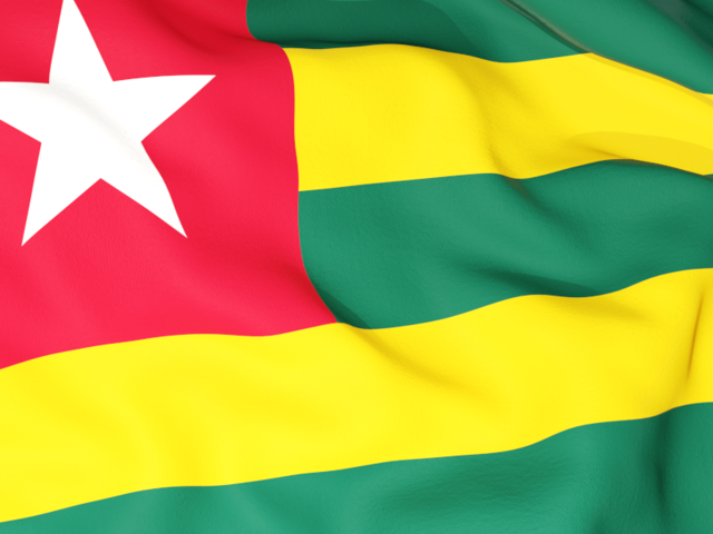 Flag background. Download flag icon of Togo at PNG format
