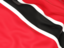 Trinidad and Tobago. Flag background. Download icon.