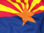 Flag of state of Arizona. Flag background. Download icon